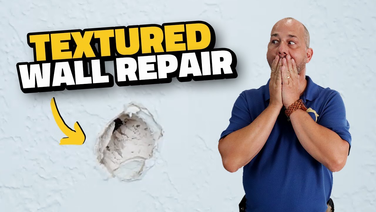 How to Repair a Textured Wall in 3 Different Ways