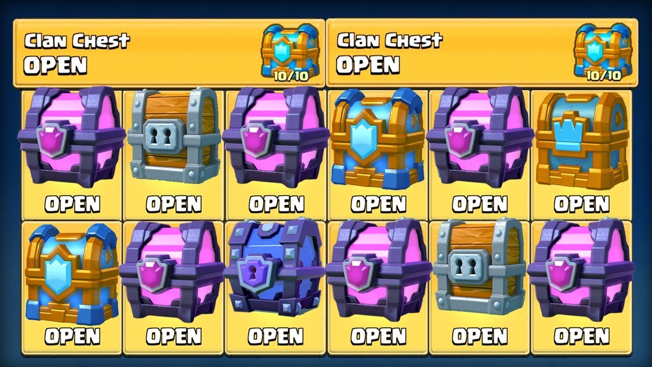 OPENING 6X FREE MAGICAL CHEST & SUPER MAGICAL! | Clash Royale | MAX CLAN CHEST LEGENDARY HUNT!