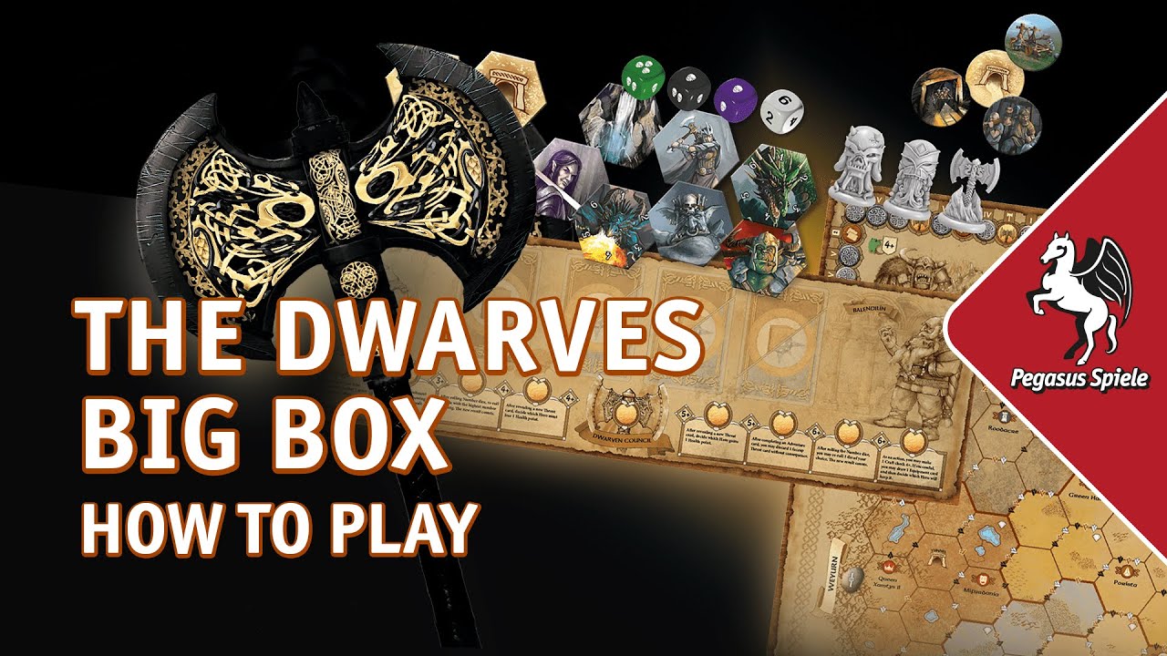 The Dwarves Big Box | How to Play |EN|  Pegasus Spiele