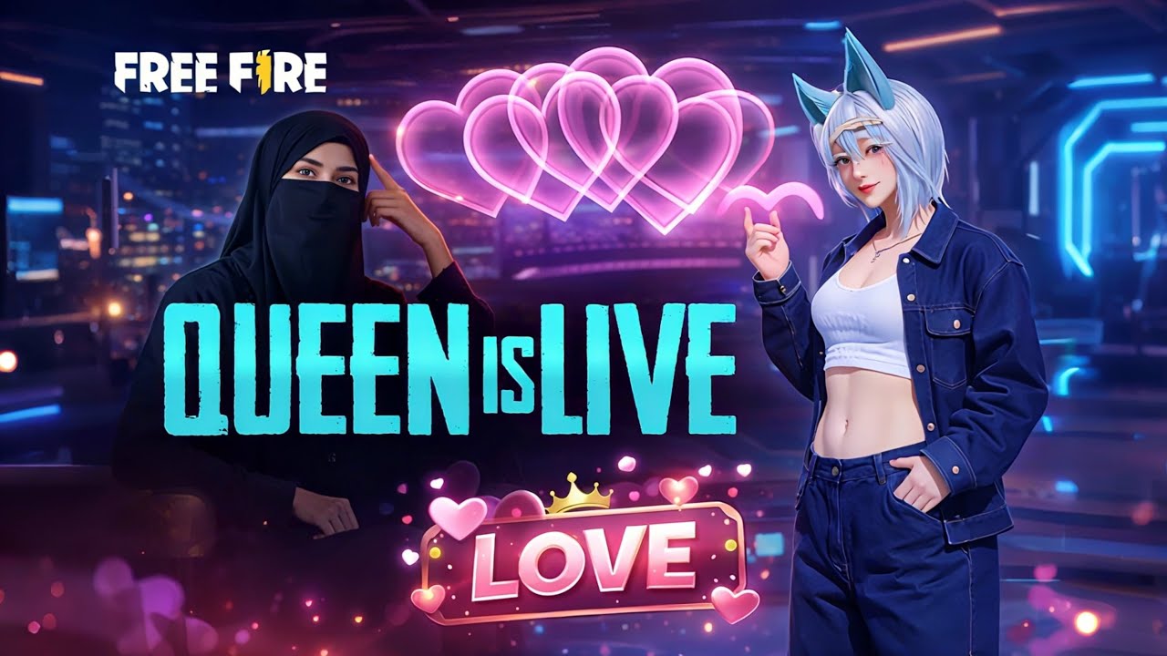 🔥 Girls Free Fire Live Now! 🔥Welcome to our Girl Squad Free Fire Live 💖