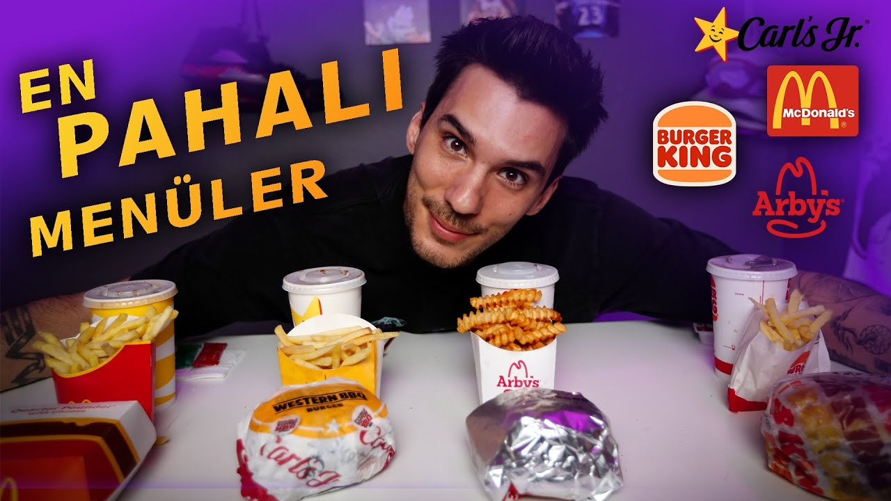 HAMBURGERCİLERİN EN PAHALI MENÜLERİNİ DENİYORUZ.
