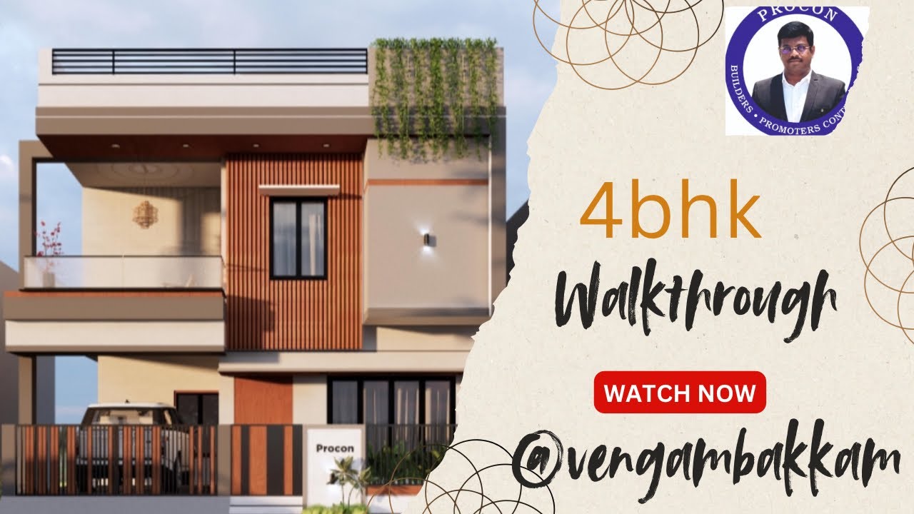 Model house walk through video real time 