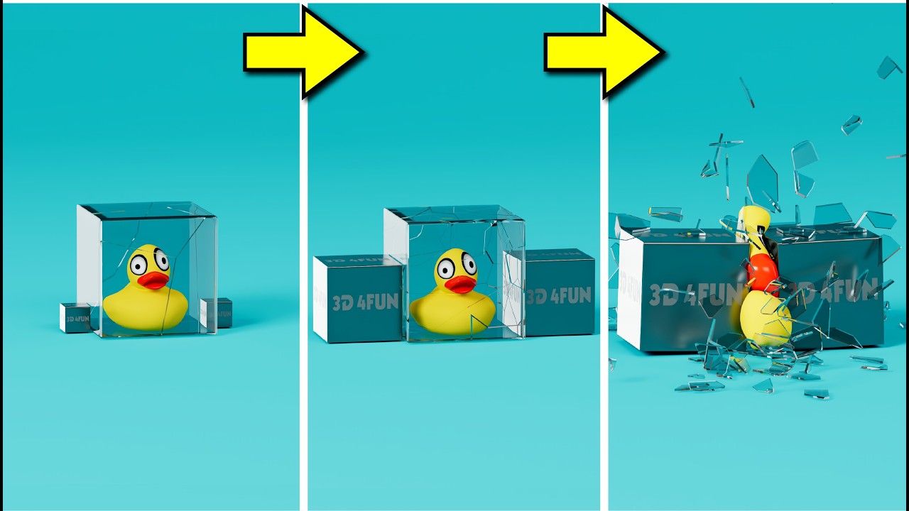 🧲 Magnets CRUSH Glass Cube & Duck! 🦆💥 Satisfying Pressure & Destruction Test