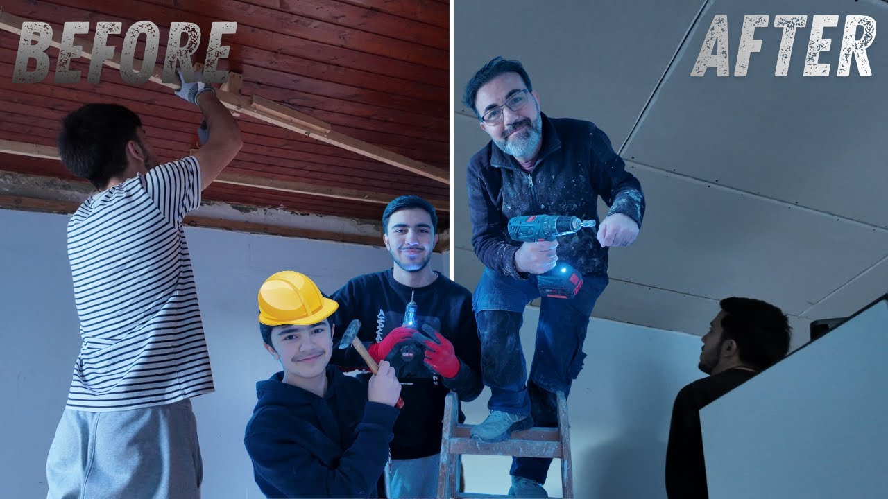 Hadi and the boys are renovating the house🛠️🏠هادی با پسرا خانه را بازسازی میکنند🏠🛠️