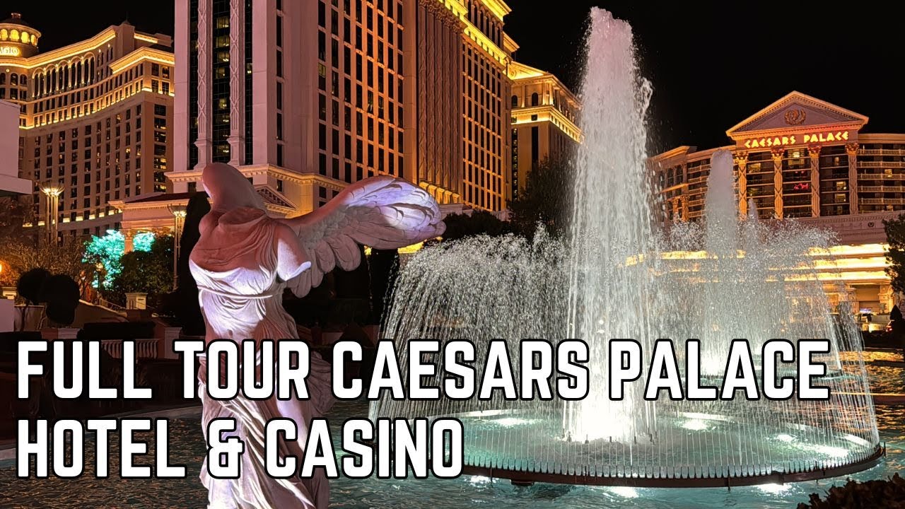 FULL WALKTHROUGH 2024 Caesars Palace Hotel & Casino Roman Themed Las Vegas Strip Resort