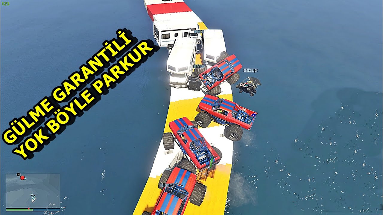 14 KİŞİLİK İMKANSIZ GÜLME GARANTİLİ  😂 PARKUR  GTA 5 PLAYLİST