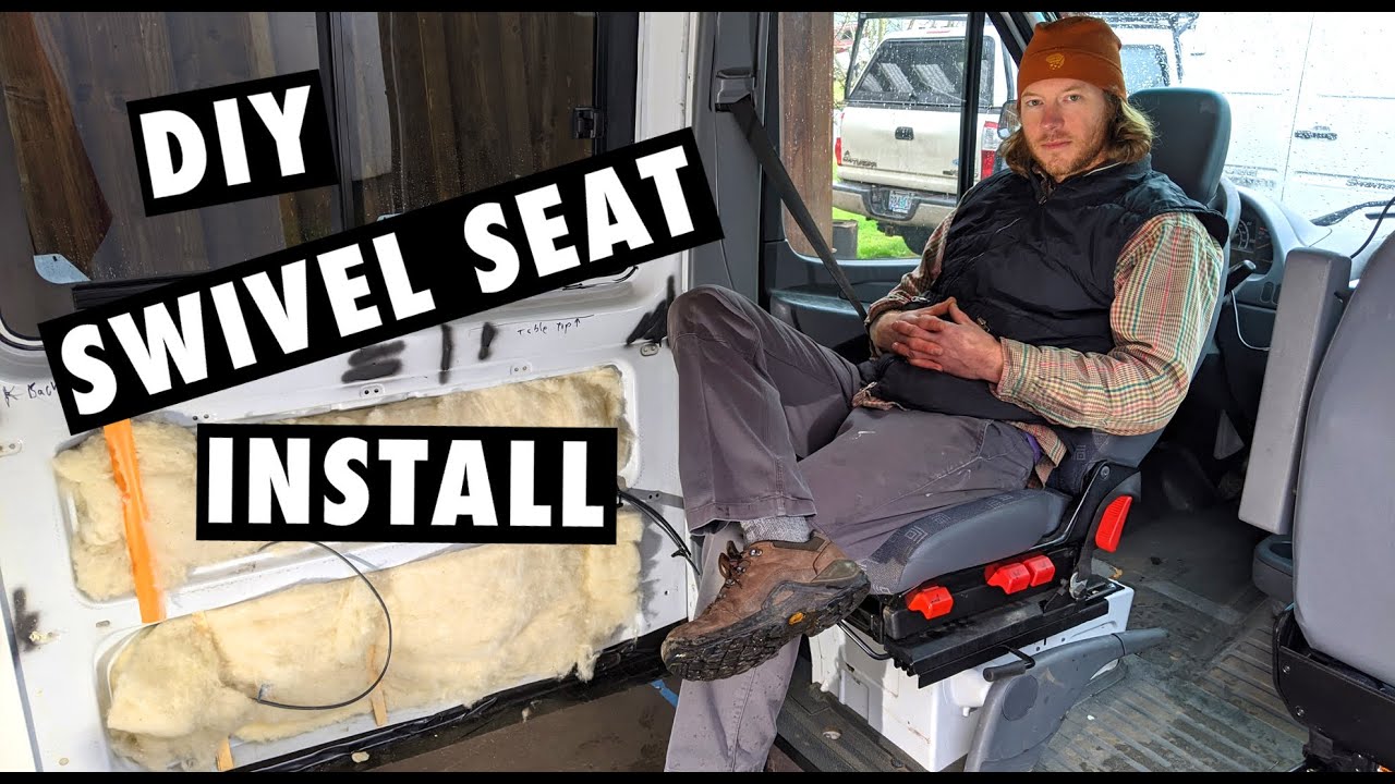 How to install a swivel seat || Sprinter Van Conversion
