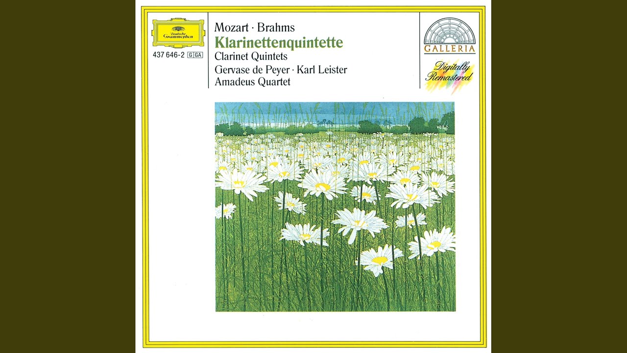 Brahms: Clarinet Quintet in B Minor, Op. 115: IV. Con moto