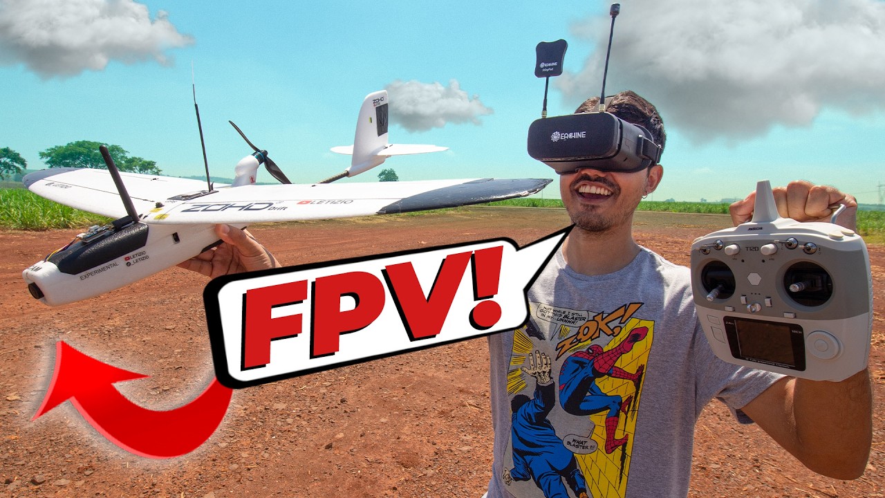 ELE VOA MUITO! Testei o ZOHD Drift FPV do AliExpress e me surpreendi!