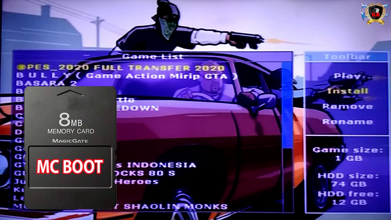 Cara Mengakses Menu Toolbar PS2 Agar Bisa Hapus & Rename List Game Tanpa Bongkar Hardisk