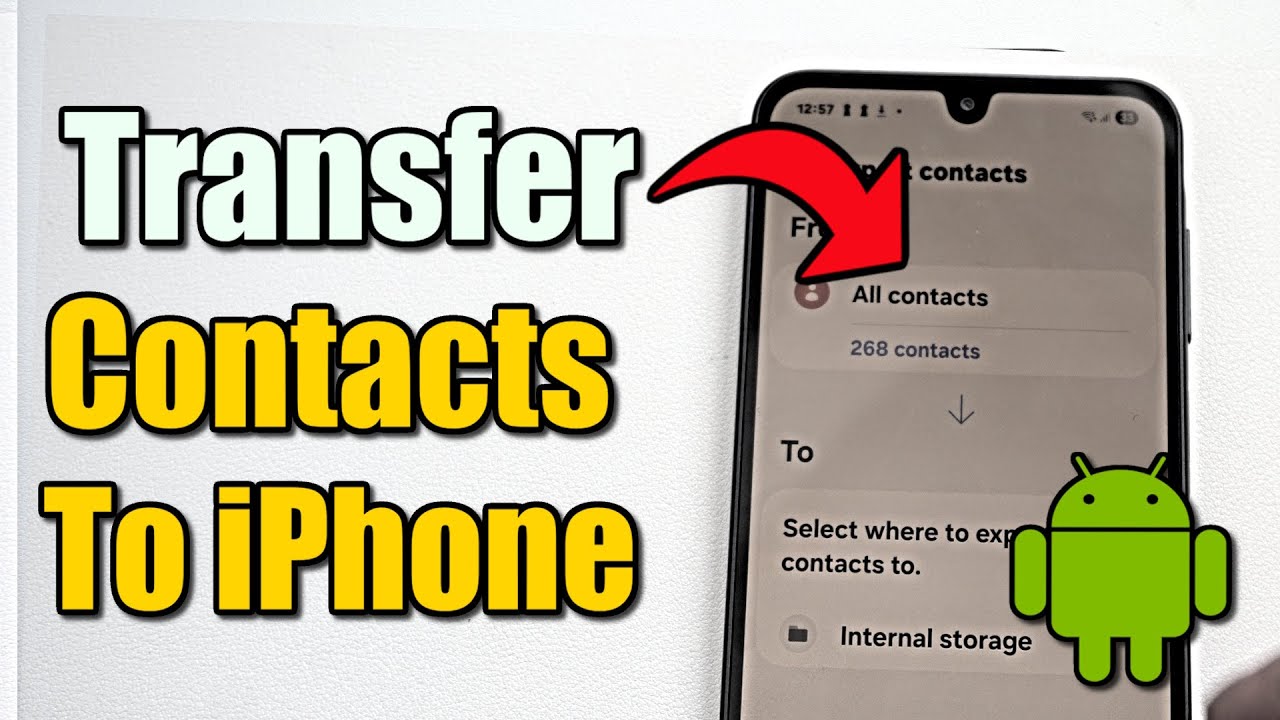 Как перенести контакты с телефона Android на iPhone (лучший способ)