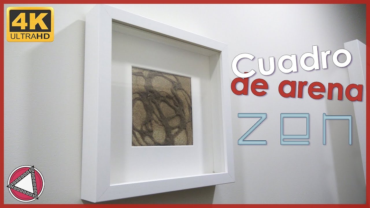 Cómo hacer un CUADRO ZEN con ARENA 🧘‍♀️ de playa # Decoración minimalista