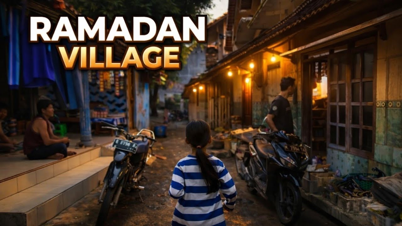 Ramadan Evening Walk Through Village Alleys | Central Java Indonesia