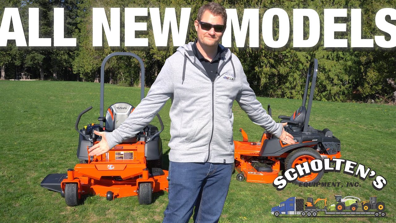 СОВЕРШЕННО НОВЫЕ ГАЗОНОКОСИЛКИ KUBOTA Z242 И Z252 С НУЛЕВЫМ ПОВОРОТОМ