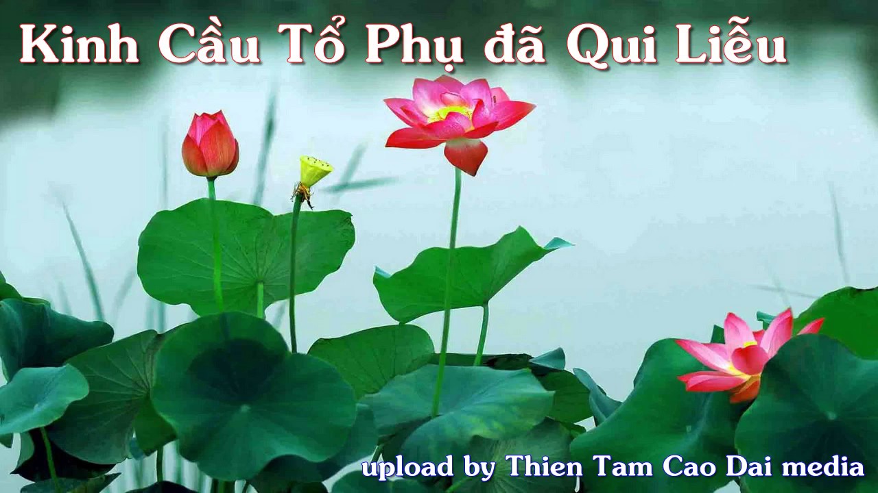 KINH CẦU TỔ PHỤ ÐÃ QUI LIỄU