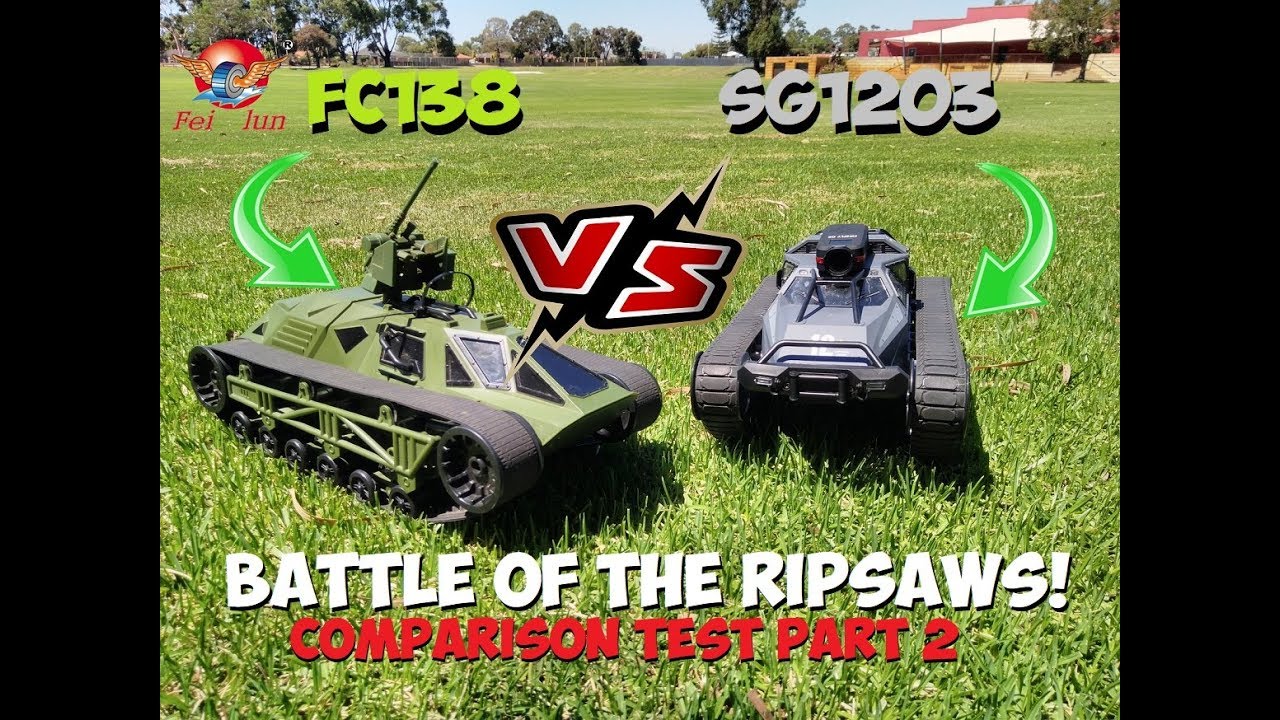 Feilun FC138 Vs SG1203 - Which One is Best? Ripsaw RC Tanks Comparison #2