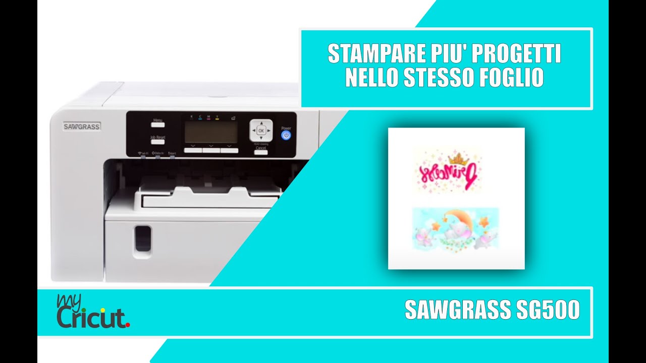 Stampare più progetti nello stesso foglio con Creative Studio e stampanti Sawgrass
