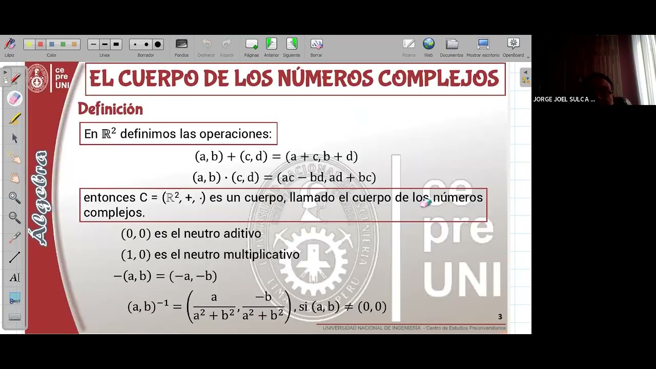 CEPRE UNI 2022-2 | ÁLGEBRA | NÚMEROS COMPLEJOS I | SEMANA 11 ( parte 1)