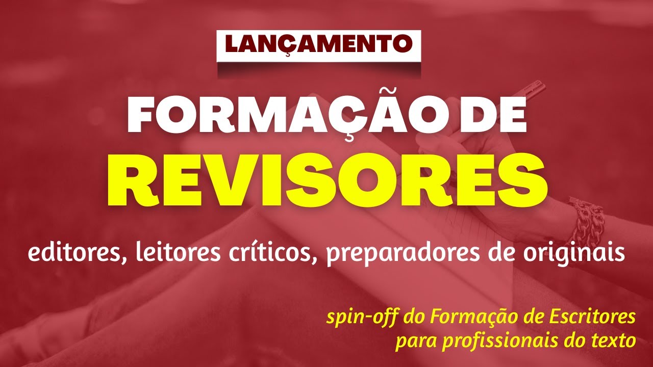 Lançamento do projeto Formação de Revisores