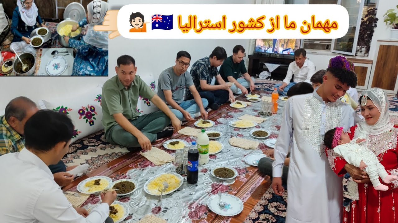 مهمان  ویژه ما از کشور استرالیا🇦🇺 #با مهمانای نازنین دلوین جان#اما وئدیو کمی با تخیر گذاشتم 🤭