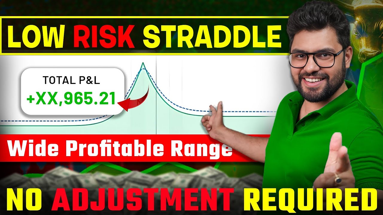 SHORT STRADDLE  | LOW RISK TRADING | SAFE SELLING SETUP | FAST THETA DECAY
