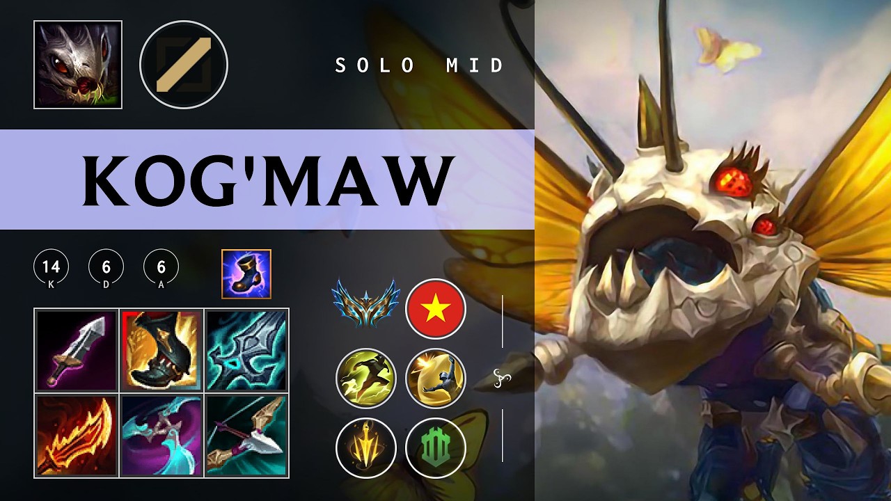 Kog'Maw Mid vs Varus - VN Challenger Patch 26.04