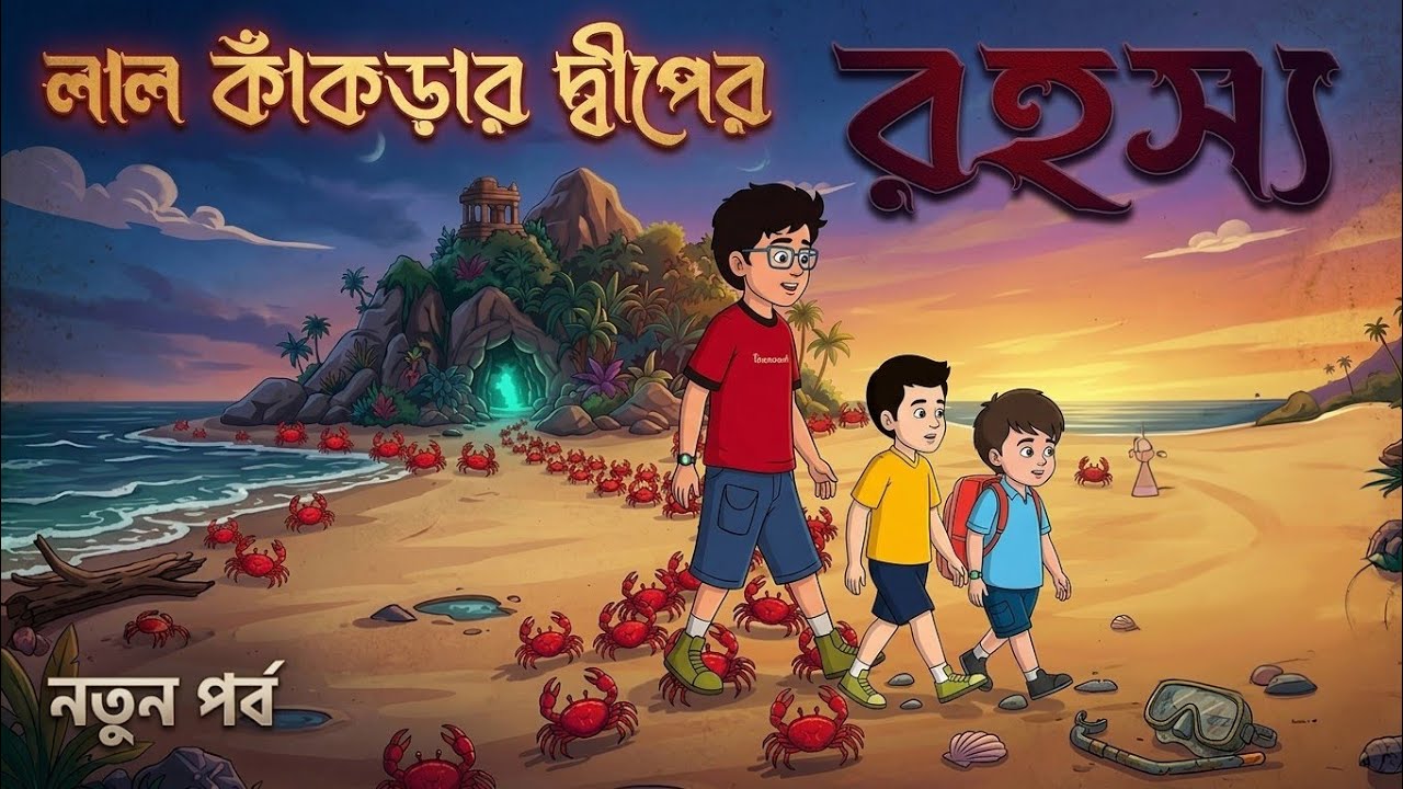 লাল কাঁকড়ার দ্বীপের রহস্য , নতুন পর্ব 🦀  | তোজোর নতুন অভিযান | Bengali Fairy Tales | তোজো দা CID |