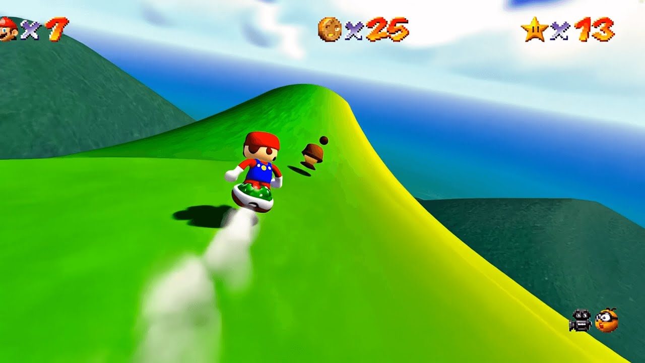Super Mario 64 but it's ruined by AI