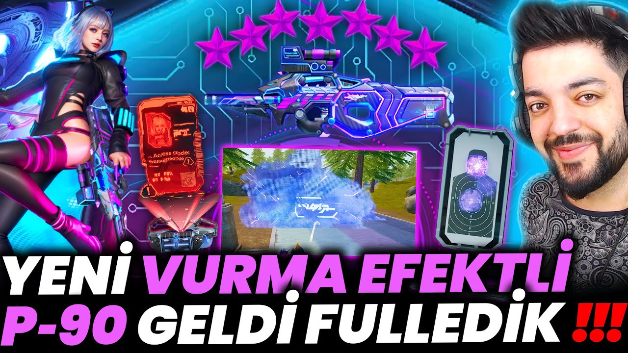 YENİ VURMA EFEKTLİ P90 GELDİ !! YOK BÖYLESİ - FULLEDİK YENİ NİHAİ SETLER VE DAHA FAZLASI PUBG Mobile