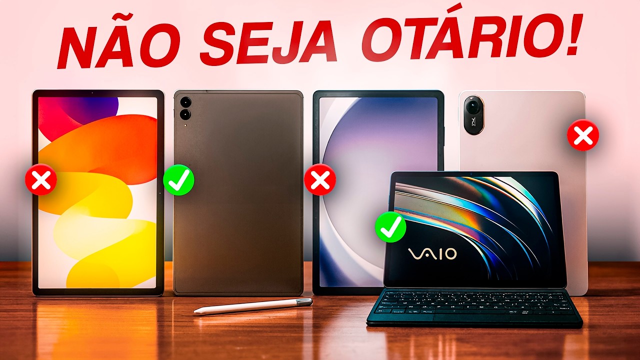 MELHORES TABLETS para Comprar SEM ERRO em 2026 (90% ERRAM!)
