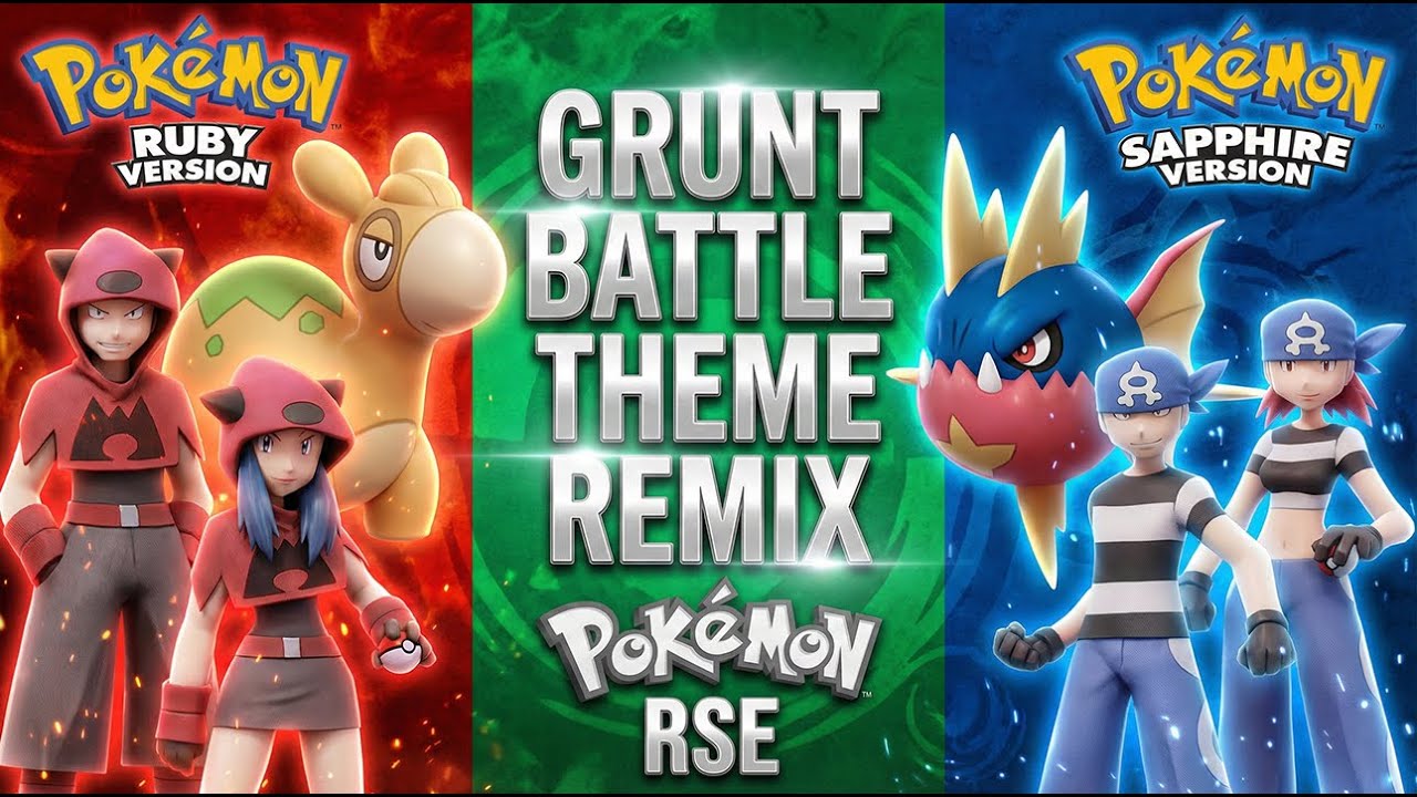 Pokémon Ruby/Sapphire/Emerald - Team Magma & Aqua Grunt Battle Theme [EPIC VERSION]