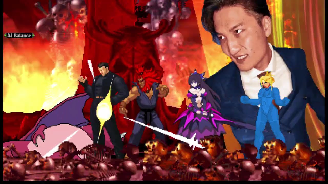 [4K] MUGEN: ETB – Ohio Final Boss, A. Akuma, Tohka, Samus Suit vs Cervantes, Hibiki, Goku, Charizard
