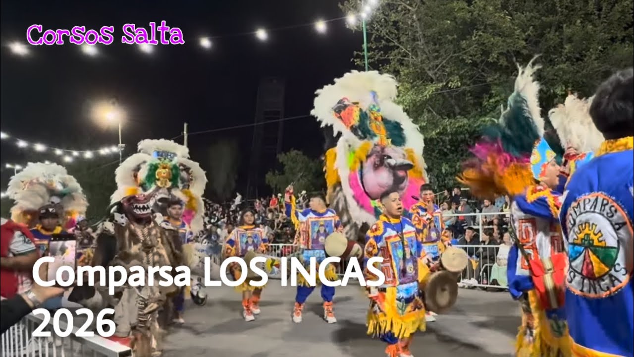 Comparsa LOS INCAS 2026 - Corsos de Salta 2026