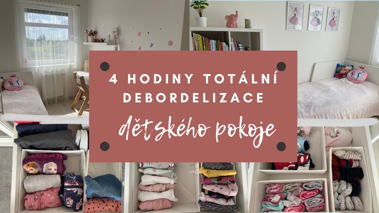 4 HODINY úklidu 🧹 dětského pokoje 🧸