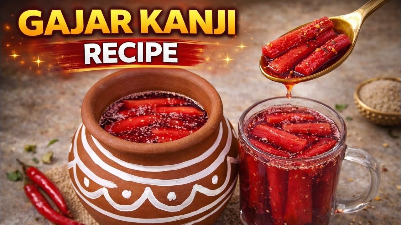 गाजर की कांजी बनाने का आसान और पारम्परिक तरीक | Gajar Ki Kanji ♥️ 