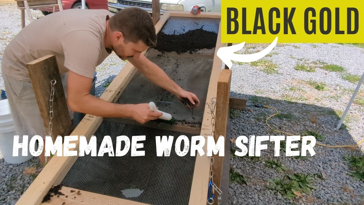 Homemade Sifter for Worms | Captain Matt Inspired