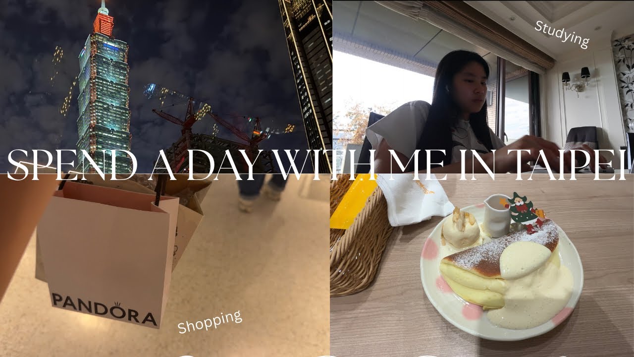 SPEND A DAY WITH ME IN TAIPEI | shopping + haul, eating, studying🤍