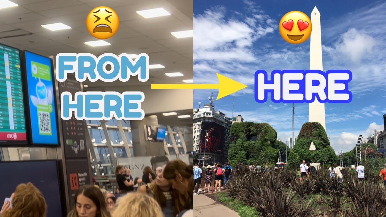 🇦🇷 How to go from Buenos Aires AIRPORT to CITY CENTRE ✈️ (2025 update: EZE and AEP!)