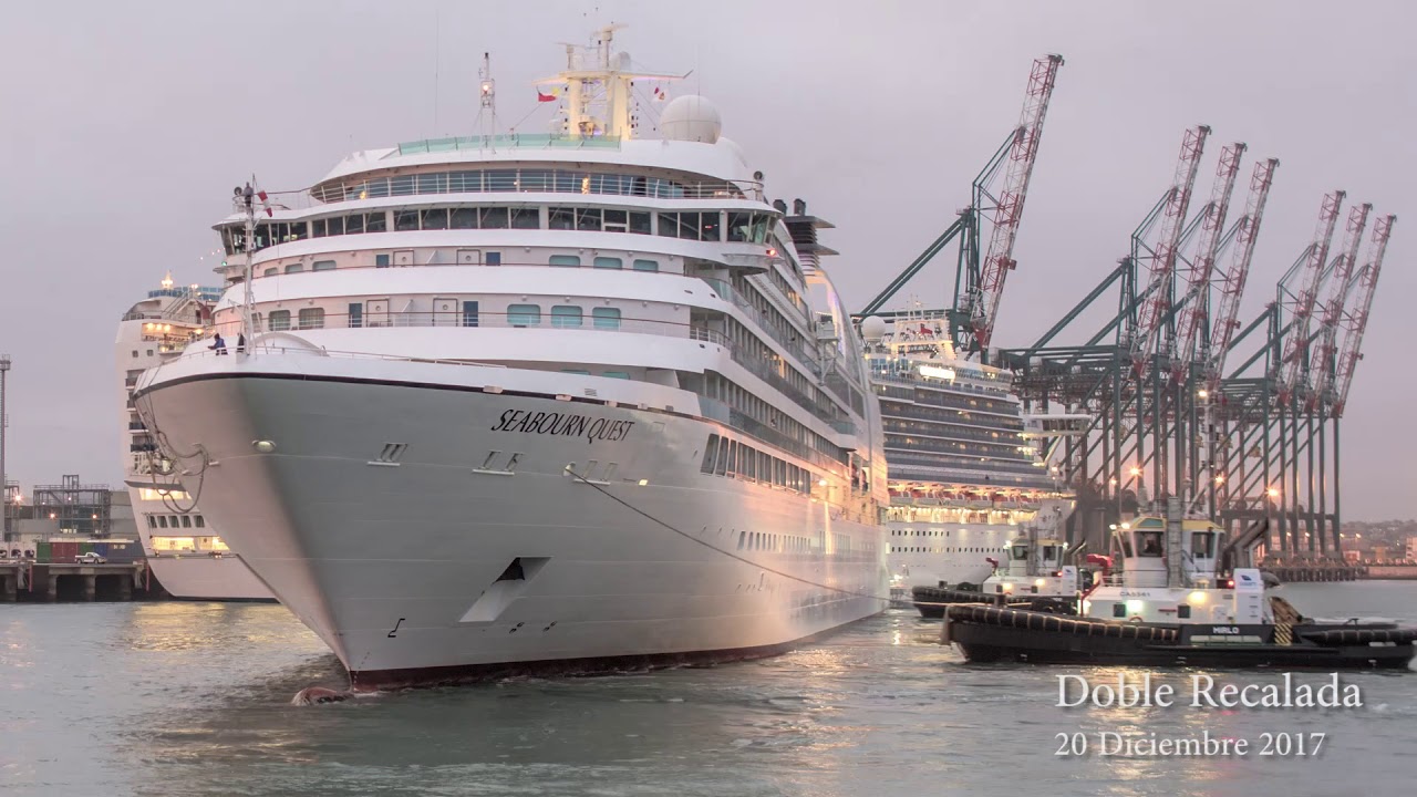 TimeLapse  - Arribo de Cruceros al Puerto de San Antonio