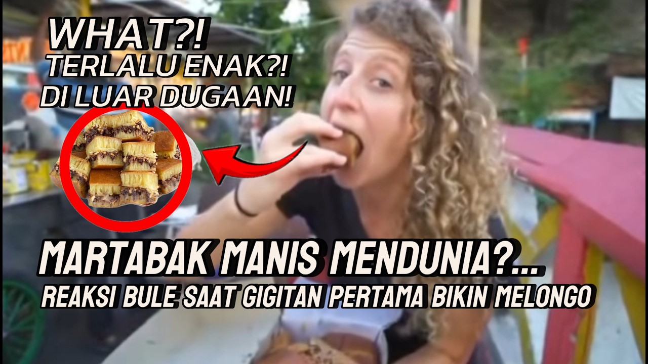 Martabak Manis Mendunia? Reaksi Bule Saat Pertama Kali Cicipi Martabak Manis Bikin Melongo