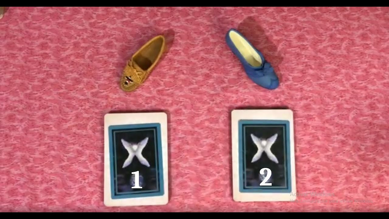 La situation va-t-elle se débloquer ? Date exacte Tarot interactif intemporel Choisis une chaussure