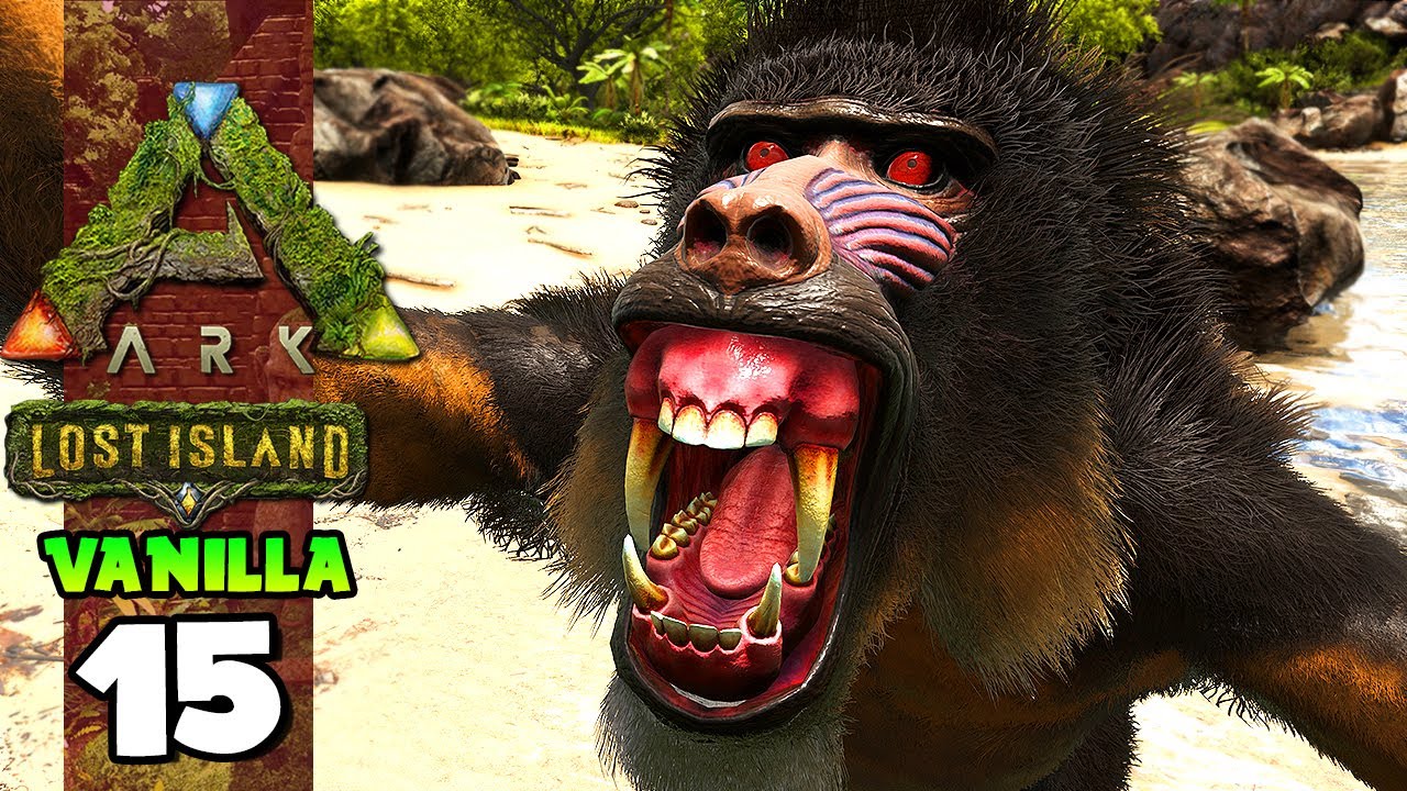 DOMAMOS UM CASAL DE DINOPITHECUS!!! ARK: LOST ISLAND (VANILLA) 15