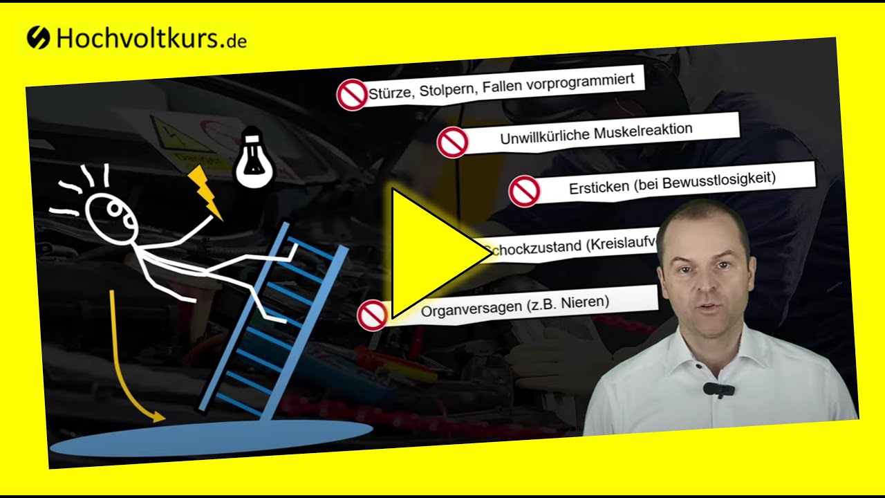 ⚡Hochvolt Schulung: Gefahren des elektrischen Stroms (Sekundärwirkungen)