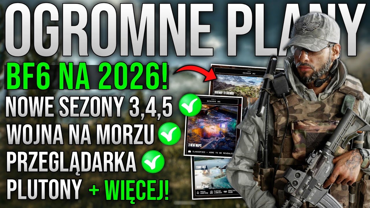 Tak wygląda PRZYSZŁOŚĆ BATTLEFIELD 6! Nowe Sezony, Przeglądarka, Plutony, Wojna na Morzu + WIĘCEJ!