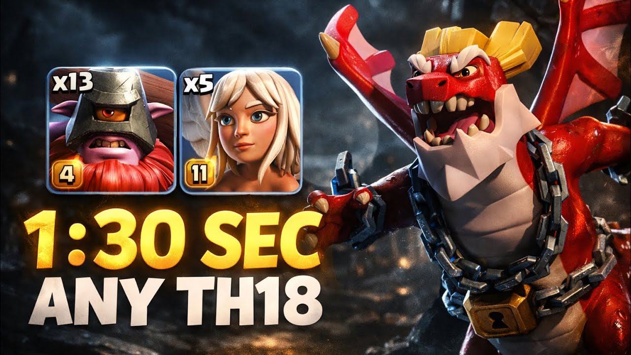 This TH18 Thrower Attack DESTROYS Any Base 🔥