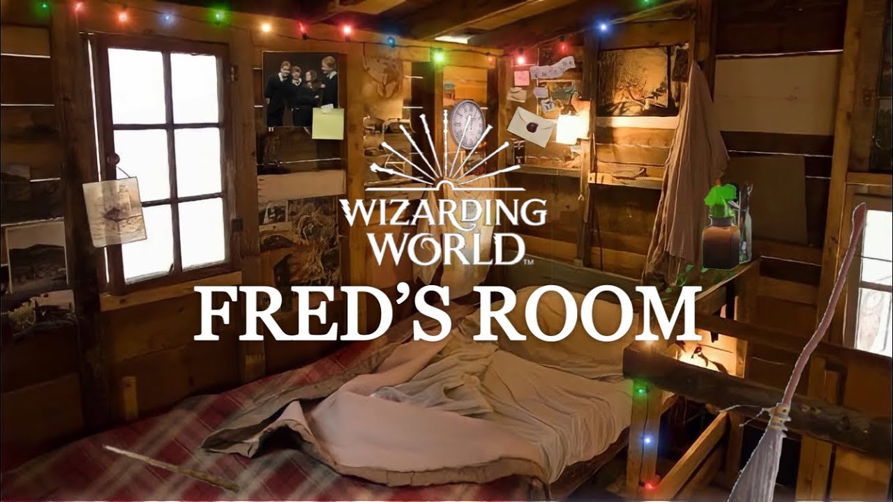 Summer Morning at The Burrow (Fred's Room) Ambience with Dialogue 🍄 ASMR to Focus, Relax, Study
