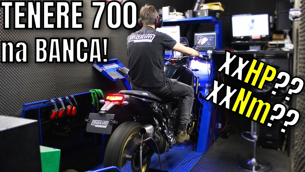 Levei a Tenere 700 á banca da Mokim performance!! como se portou?