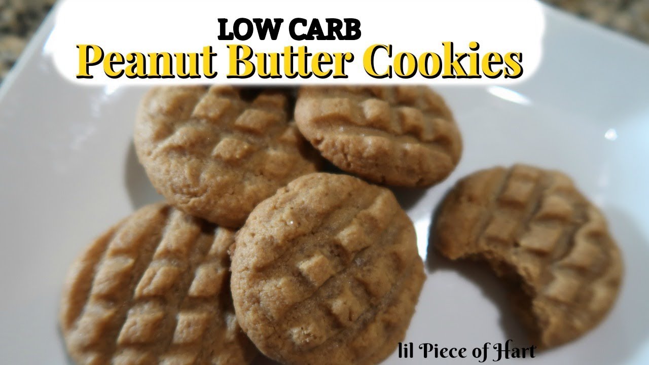 LOW CARB Peanut Butter Cookies | 3 Ingredients | Flourless