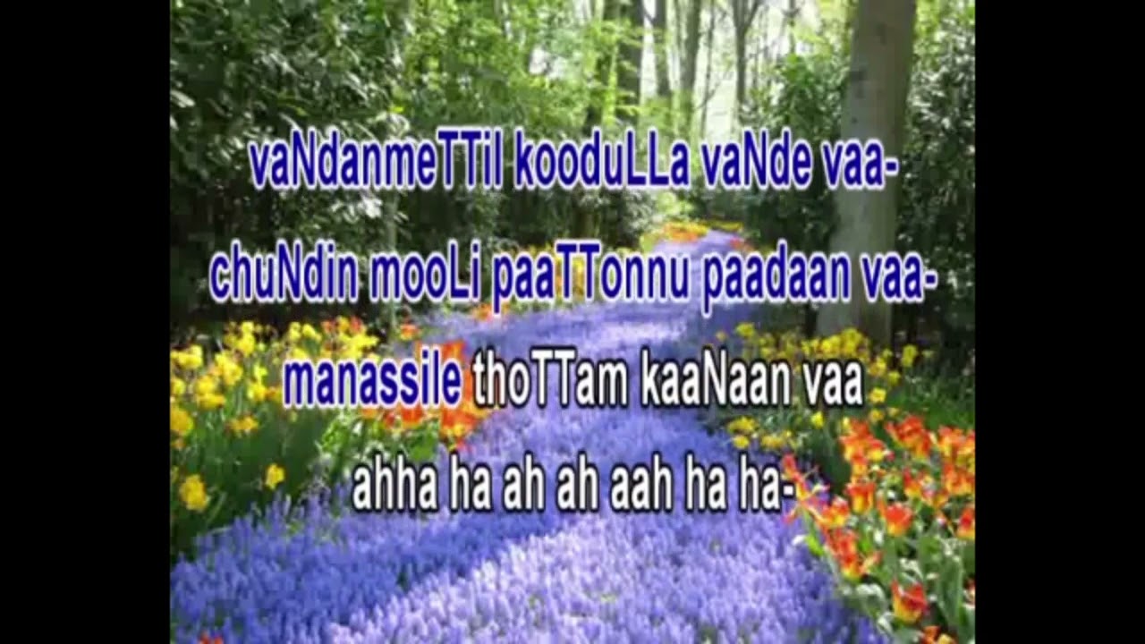 Pathinezhinte poonkaralil/vellaripravinte changathi karoke