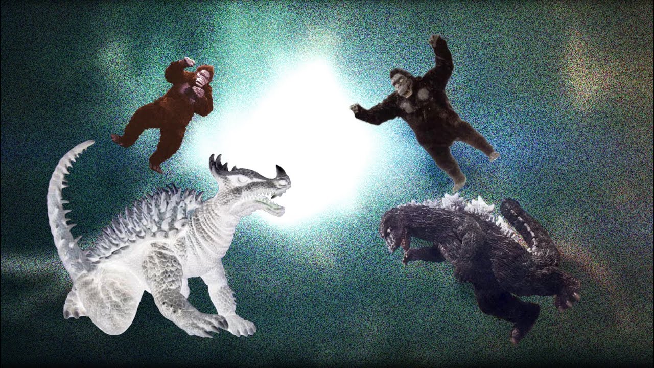 GODZILLA X KONG HOLLOW EARTH FIGHT (with Showa SFX)